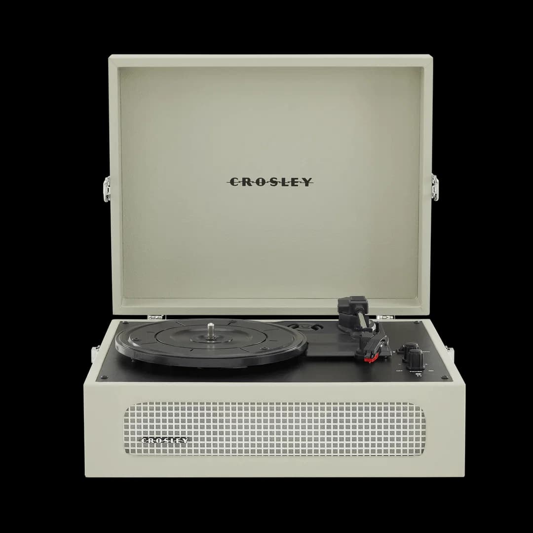 Crosley Voyager Vintage Portable Turntable with Bluetooth and Built-In Speakers | Dune