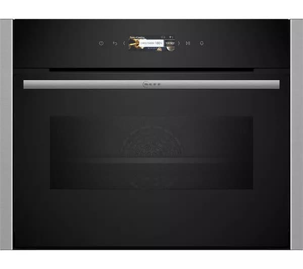 NEFF N70 C24MR21N0B Built-in Compact Combination Microwave - Stainless Steel
