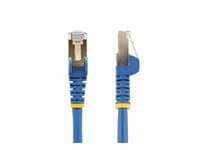 STARTECH.COM - Startech 10m CAT6A Ethernet Cable, 10 Gigabit Shielded Snagless RJ45 100W PoE Patch Cord, CAT 6A 10GbE STP Network Cable w/Strain Relief, Blue, UL Certified Wiring/TIA - Category 6A - 26AWG (6ASPAT10MBL) - patch cable - 10 m - blue