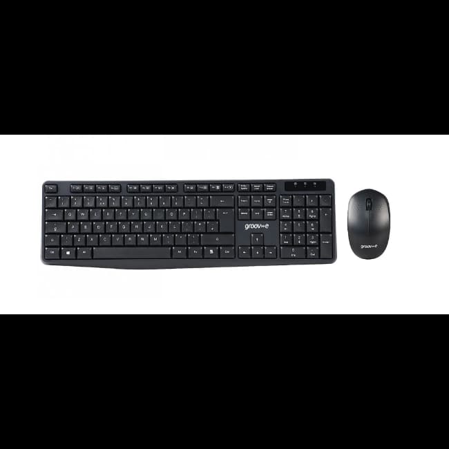 Groove Wireless Keyboard & Mouse Set | Black | GVPC14BK