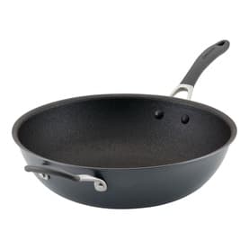 ScratchDefense Extreme Non-Stick Large Wok & Helper Handle 34cm