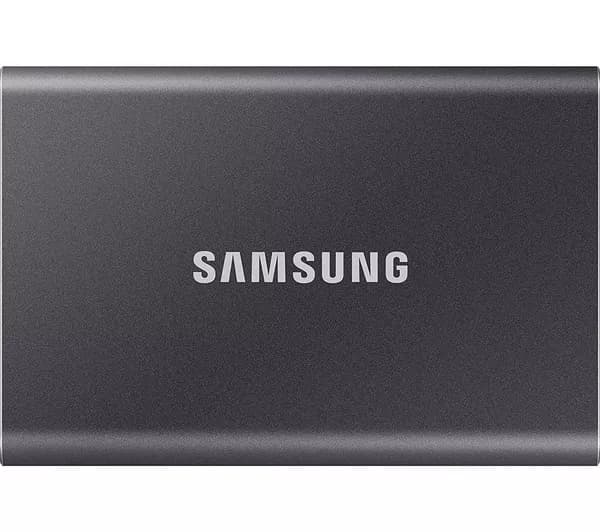 SAMSUNG T7 Portable External SSD - 4 TB, Grey