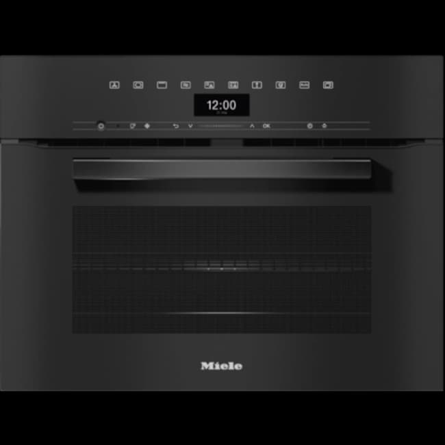 Miele Compact Microwave Combination Oven - Obsidian Black | H7440BM-OBBL