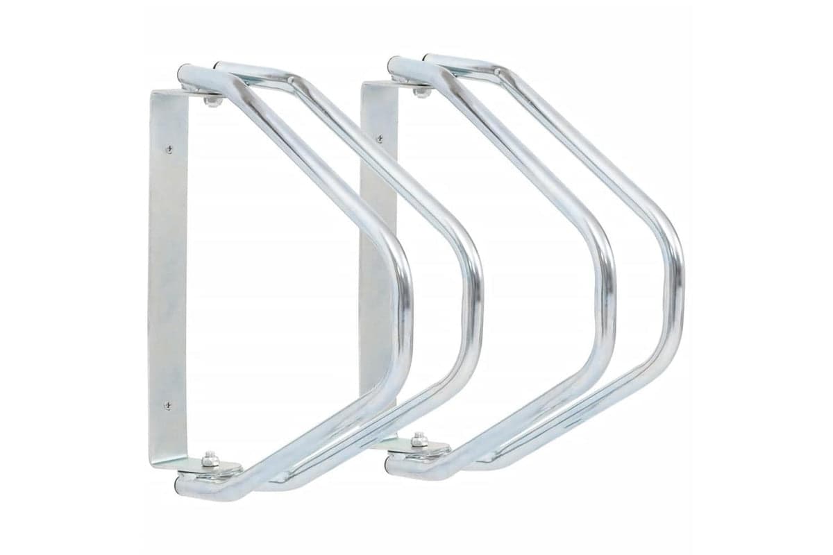 Vidaxl Bicycle Stand Wall Mounted 2 Pcs Galvanised Steel