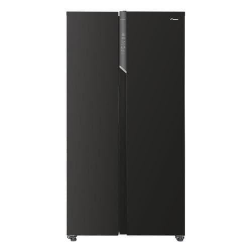 CANDY            291/151LITRE AMERICAN STYLE FRIDGE FREEZER BLACK