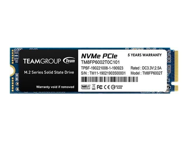 TEAM GROUP - Team Group MP33 - SSD - 2 TB - PCIe 3.0 x4 (NVMe)