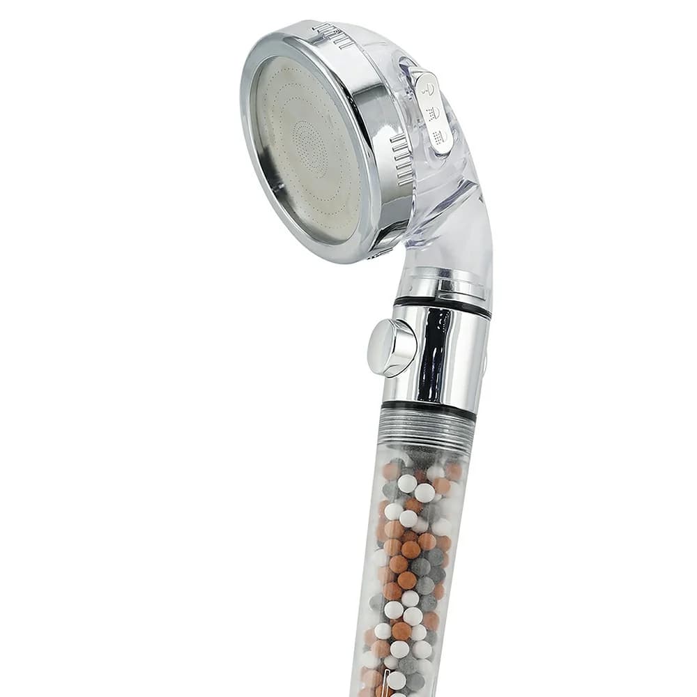 JML Pure Shower Powerful Filtering Shower Head - Stainless Steel | A002074