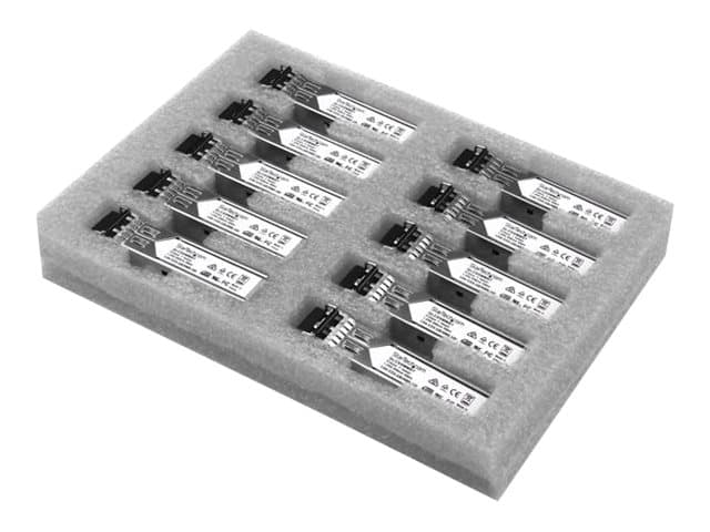 STARTECH.COM - Startech Cisco GLC-SX-MM Compatible SFP Module, 1000BASE-SX, 1GbE Multimode Fiber MMF Optic Transceiver, 1GE Gigabit Ethernet SFP, LC 550m, 850nm DDM, Cisco IE3200, IE3300, ME1200 - Lifetime Warranty (GLCSXMM10PST) - SFP (mini-GBIC) transceiver module (eq