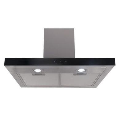 electriQ 60cm Slimline Touch Control Cooker Hood - Stainless Steel