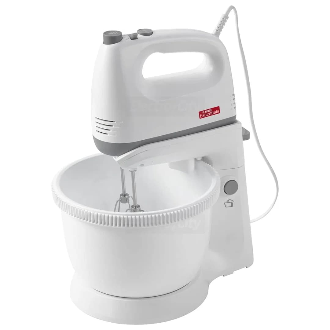 Judge Electricals 3 Litre 300W 2-in-1 Stand & Hand Mixer | White