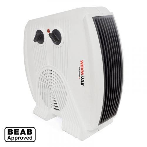 LLOYTRON            3 KW FLATBED OR UPRIGHT FAN HEATER