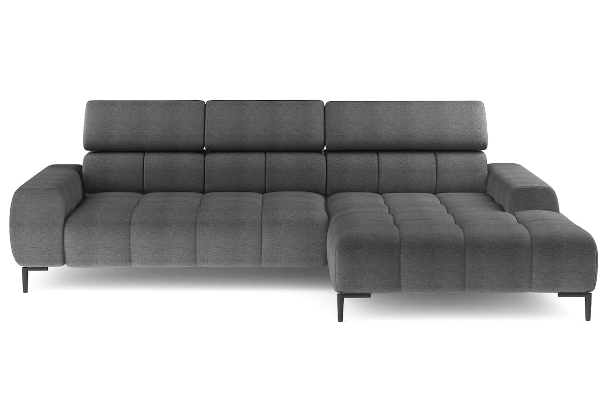 Cassie Chaise Sofa | Power Recliner | Small | Fabric | Grey