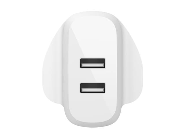 BELKIN - BoostCharge Wall Charger power adapter - 2 x USB - 24 Watt
