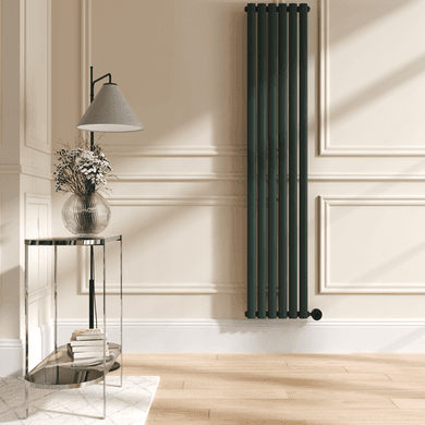 Evergreen Vertical Smart Electric Radiator with Wi-Fi Thermostat - 2000W - H1800xW354 - Bathroom Safe