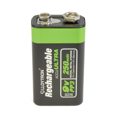 LLOYTRON 9 Volt Rechargeable Battery...