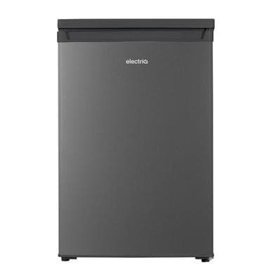 electriQ 109 Litre Freestanding Under Counter Fridge with Ice Box - Silver