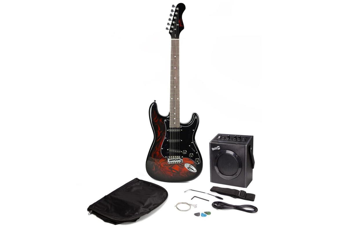 Rockjam 259302 - Jaxville Demon Guitar Package