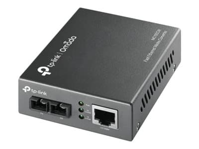 TP-LINK - MC100CM RJ45 to multi-mode SC fiber Converter