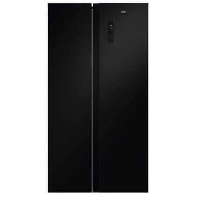 AEG 6000 Series 532 Litre Side-by-Side American Fridge Freezer - Black