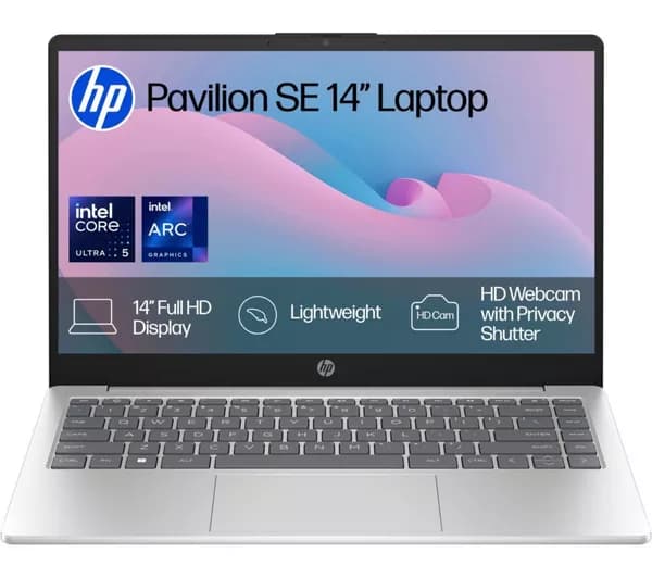 HP Pavilion SE 14-ep1520sa 14" Laptop - Intel® Core™ Ultra 5, 256 GB SSD, Silver