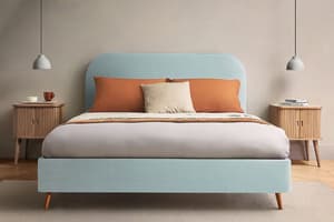Silentnight | Fara Bed Frame with Slant Beech Leg | Super King | 6ft | Colour Options