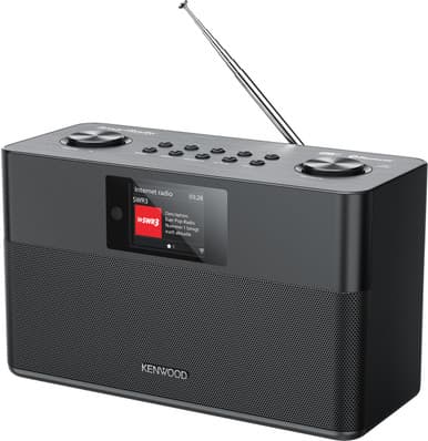 KENWOOD CR-ST100SB-B Internet & DAB+/FM Radio, Bluetooth Streaming, Spotify Connect, USB in Black | CRST100SB