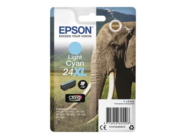 EPSON - 24XL - XL - cyan - original - ink cartridge