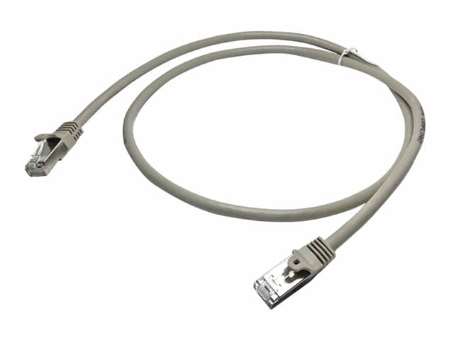 STARTECH.COM - Startech 1m CAT6 Ethernet Cable, 10 Gigabit Shielded Snagless RJ45 100W PoE Patch Cord, CAT 6 10GbE SFTP Network Cable w/Strain Relief, Grey, Wiring is UL Certified/TIA - Category 6 - 26AWG (N6SPAT1MGR) - patch cable - 1 m - grey