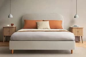 Silentnight | Fara Bed Frame with Beech Leg | Super King | 6ft | Colour Options