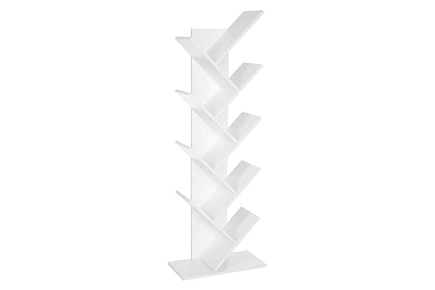 Vasagle LBC11WTV1 Tree Shaped Bookshelf 8 Levels