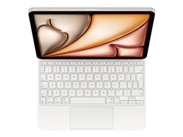 APPLE - Magic Keyboard - Keyboard and folio case - with trackpad - Apple Smart connector - QWERTY - International English - white - for 10.9-inch iPad Air (4th generation, 5th generation), 11-inch iPad Air (M2, M3)