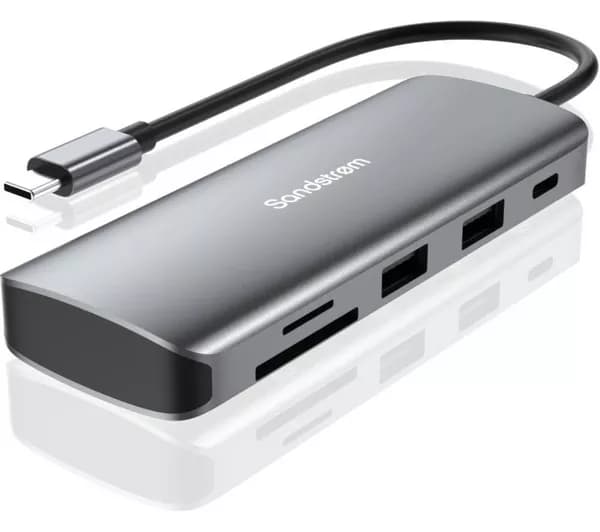 Sandstrom 7-port USB Type-C Connection Hub