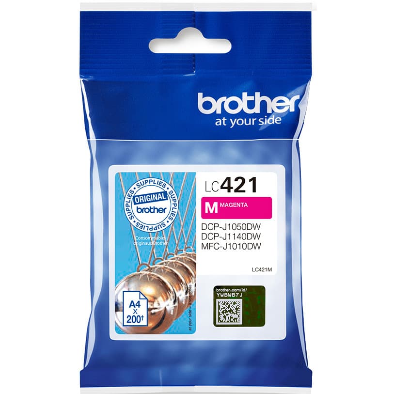 BROTHER Lc421 Magenta Ink Cartridge...