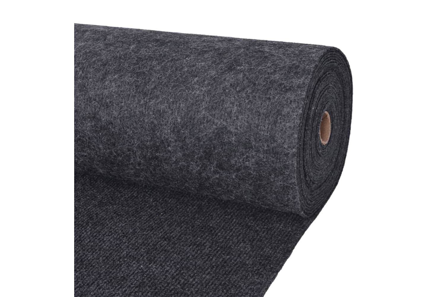 Vidaxl 287670 Exhibition Carpet Rib 1.2x20 M Anthracite