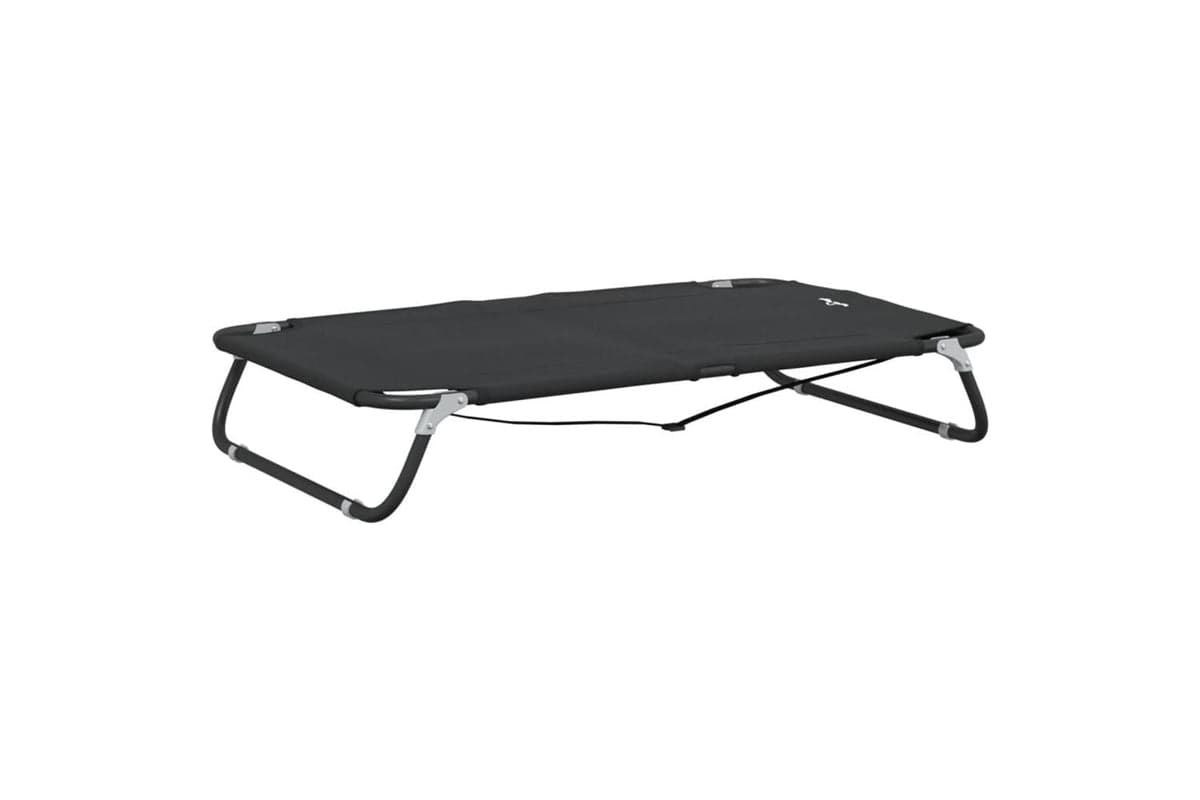 Dog Bed Foldable Anthracite Oxford Fabric And Steel