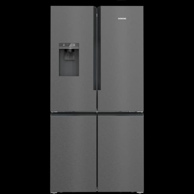 Siemens IQ700 French Door Fridge Freezer - Black/Inox | KF96DPXEA