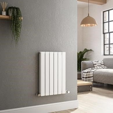 Riace White Horizontal Flat Designer Radiator