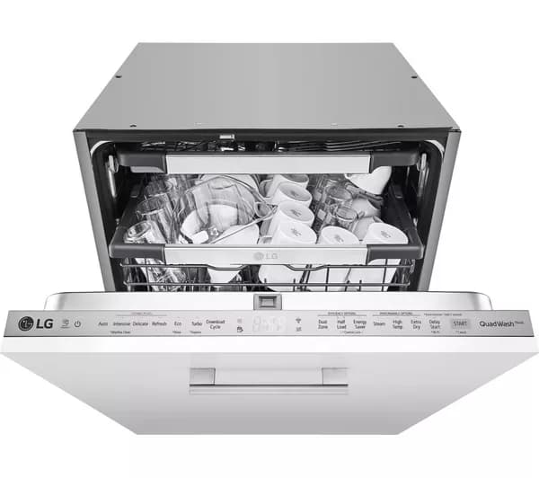 LG TrueSteam DB425TXS Full-size Fully Integrated WiFi-enabled Dishwasher