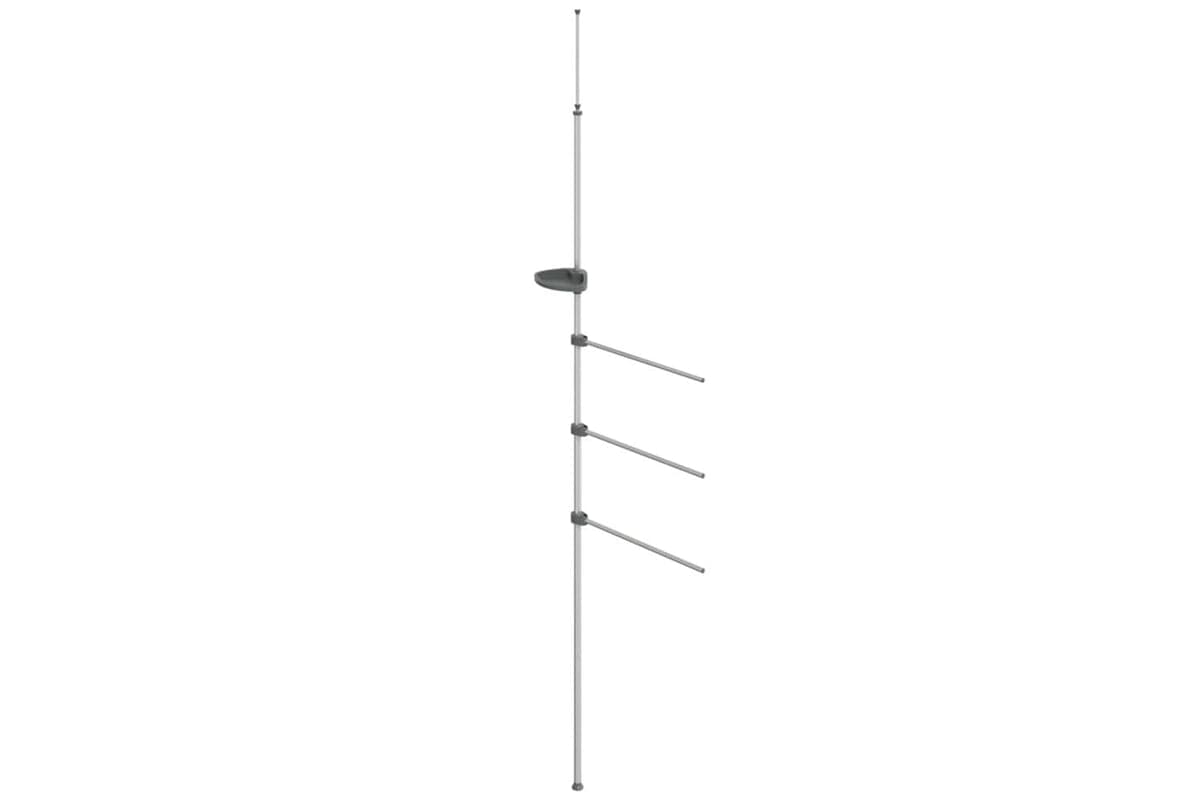 Towel Rail 47x280 Cm Aluminium