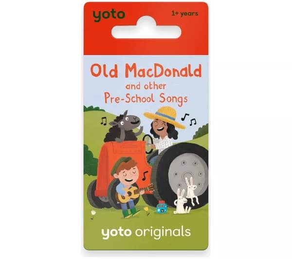 YOTO Old McDonald & Other Pre-School Songs Audio Player Card