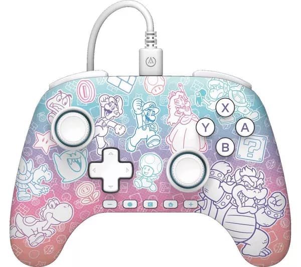 POWERA Advantage Wired Controller for Nintendo Switch 2.0 - Mushroom Kingdom