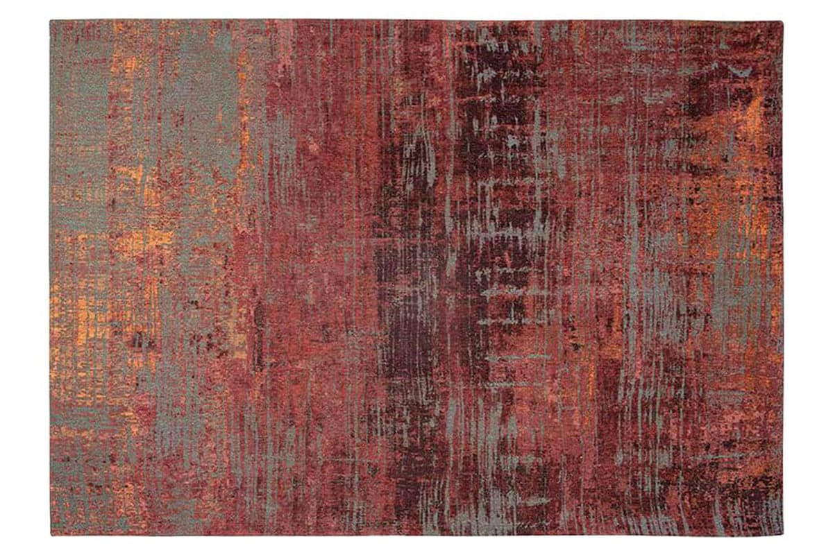 Louis De Poortere | Streaks Eco Rug | Red | 140 x 200 cm