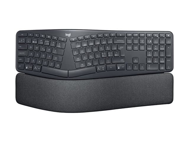 LOGITECH - Ergo Series ERGO K860 for Business - keyboard full size - QWERTY - US International - graphite Input Device