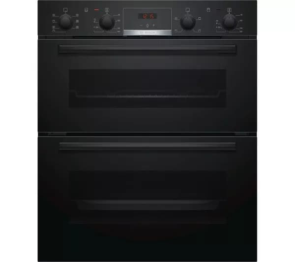 BOSCH Series 4 NBS533BB0B Electric Built-under Double Oven - Black