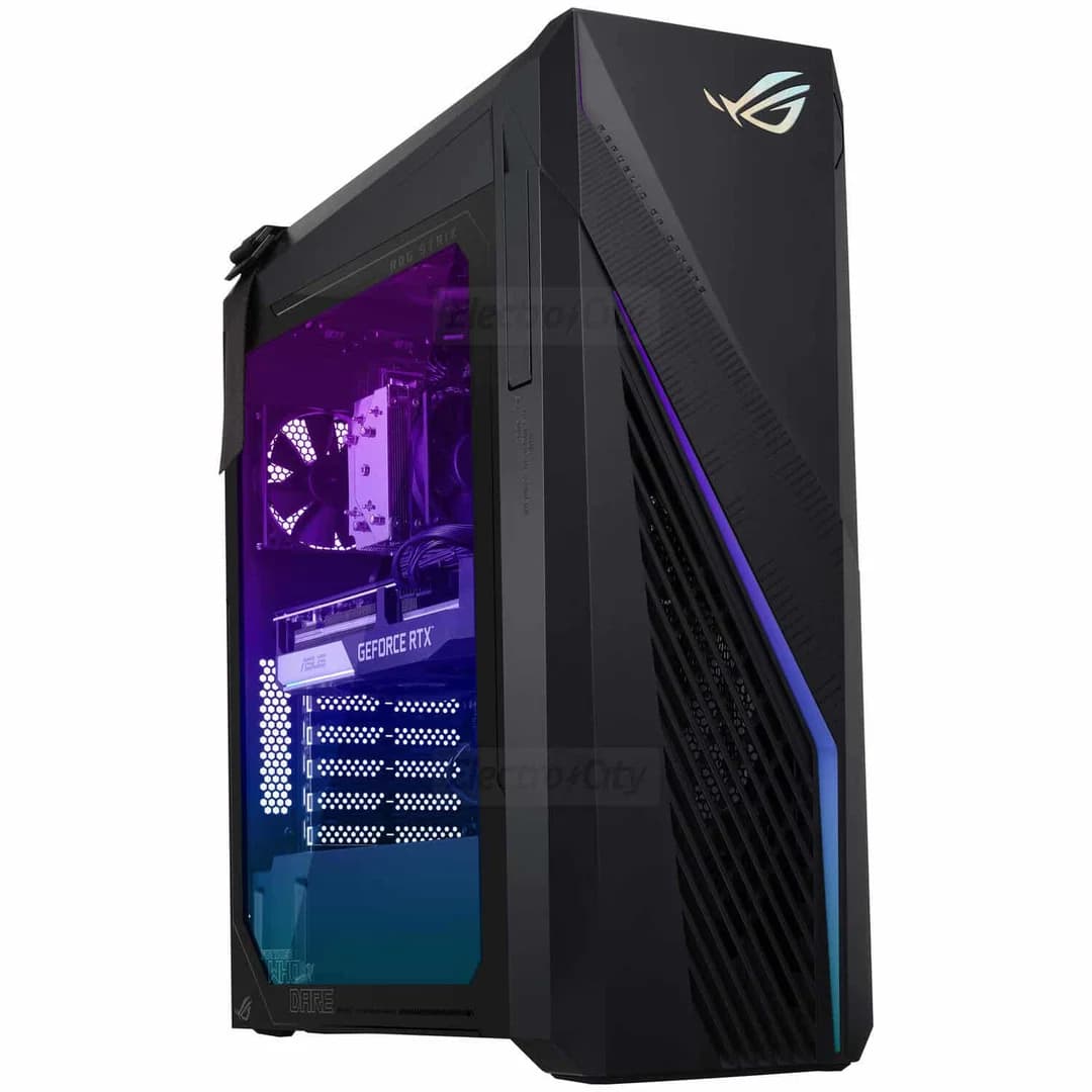 ASUS ROG Strix G16CH Gaming Desktop PC | Intel Core i7, 16GB RAM, 1TB SSD, NVIDIA RTX 4060Ti | Black