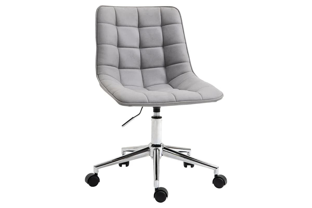 Vinsetto Armless Office Chair | Grey