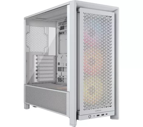 CORSAIR FRAME 4000D RS ARGB ATX Mid-Tower PC Case - White