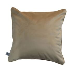 Velvet Plain Cushion Caramel