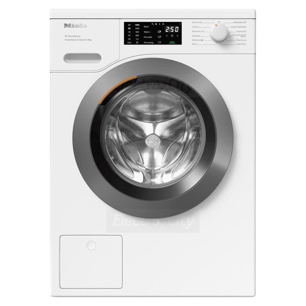 Miele 9kg Freestanding 1400 Spin Washing Machine | Lotus White