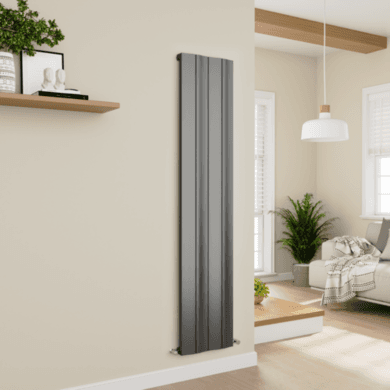 Eco Vivante Vertical Wave Designer Aluminium Radiator